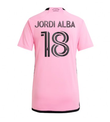 Inter Miami Jordi Alba #18 Hemmatröja Dam 2024-25 Kortärmad